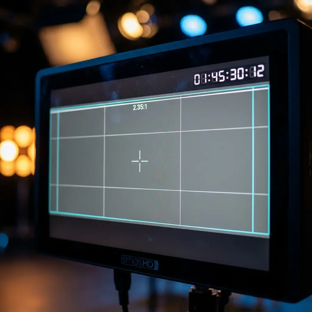 detailed shot of a professional production monitor 1768402975995