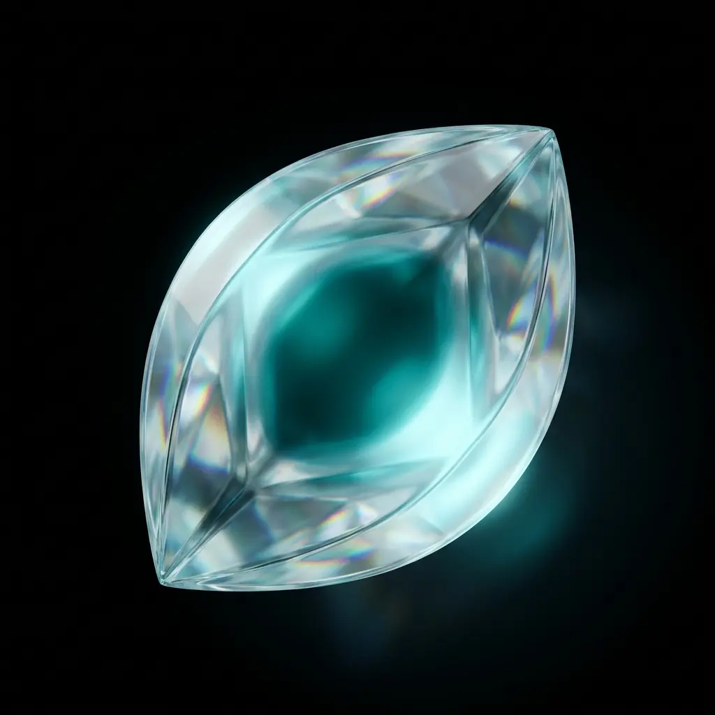 minimalist 3d icon design of a singular glowing da 1769167055025